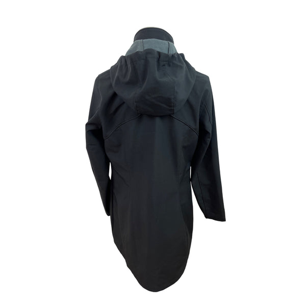 Eddie Bauer Womens Black Hooded Full-Zip Softshell Jacket With Pockets Szize M