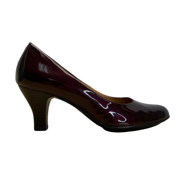 Söfft Napoli III Chianti Patent Leather Almond toe Heels Size 8 M