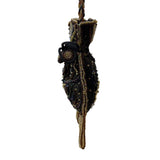 Vintage Handmade Women's Drawstring Beaded Purse Bag Sz S