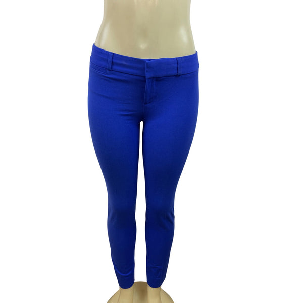 Banana Republic Womens Blue Sloan Stretch Slim Fit Skinny Pants Sz 0