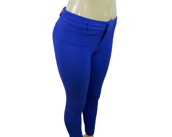 Banana Republic Womens Blue Sloan Stretch Slim Fit Skinny Pants Sz 0