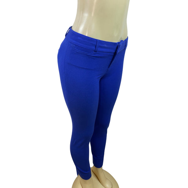Banana Republic Womens Blue Sloan Stretch Slim Fit Skinny Pants Sz 0