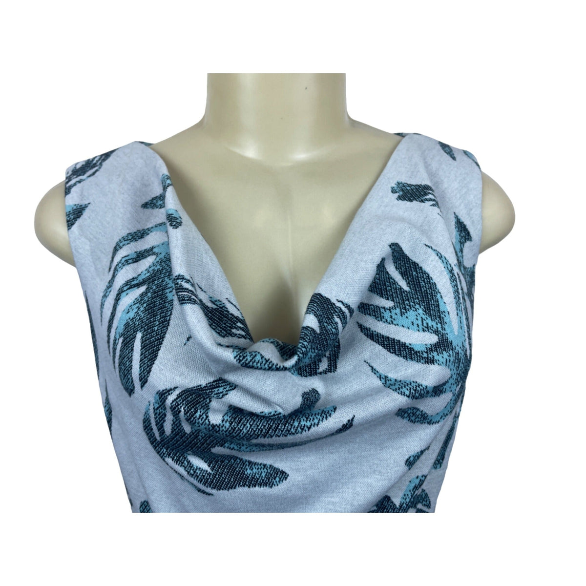 Tyler Boe Women Blue Short Sleeve Shift Dress with Back Zipper Sz XS - New
