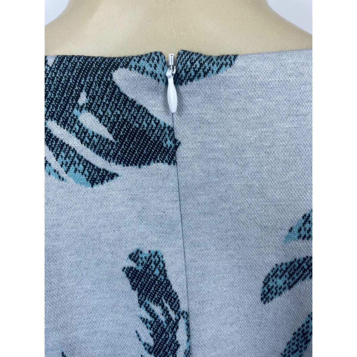 Tyler Boe Women Blue Short Sleeve Shift Dress with Back Zipper Sz XS - New