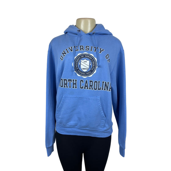 Champion University of North Carolina Blue Pullover Hoodie Sz M
