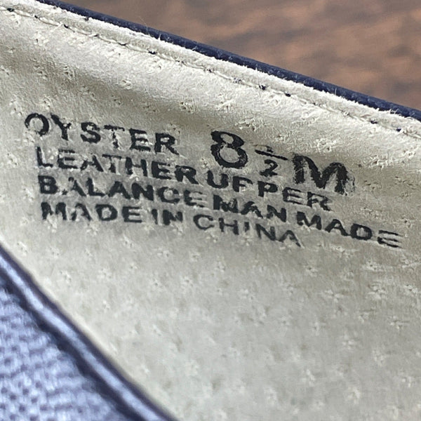 Bellini Womens Navy Blue Leather Oyster Wedge Shoes Size 8.5M
