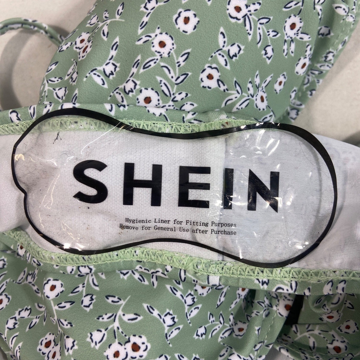 Shein Women's Green Swimsuit Bikini Set Sz S - NWT