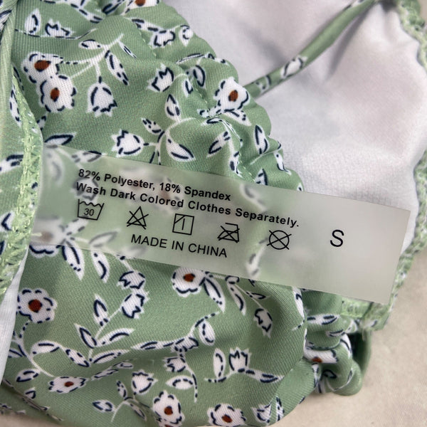 Shein Women's Green Swimsuit Bikini Set Sz S - NWT