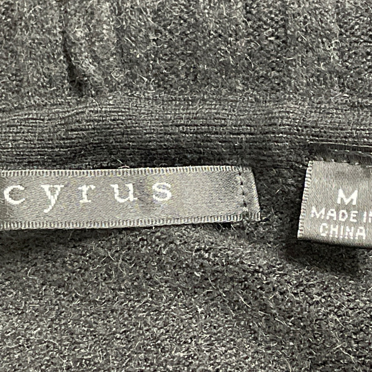 Cyrus Women's Black Open Front Hooded Long Sweater Cardigan Size M - New