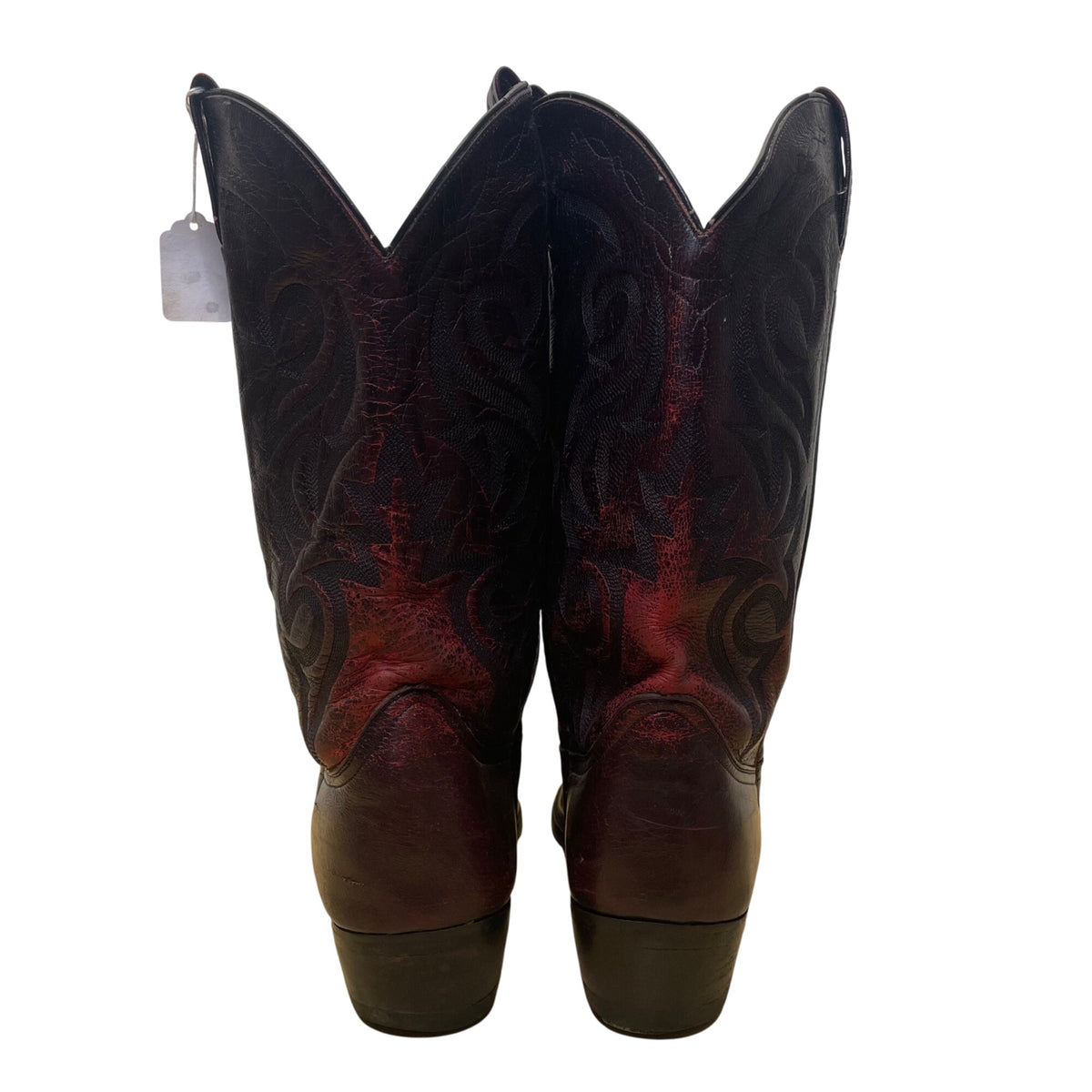 Dan Post Men’s Red Leather Embroidered Details #2112 Western Boots Size 11 M
