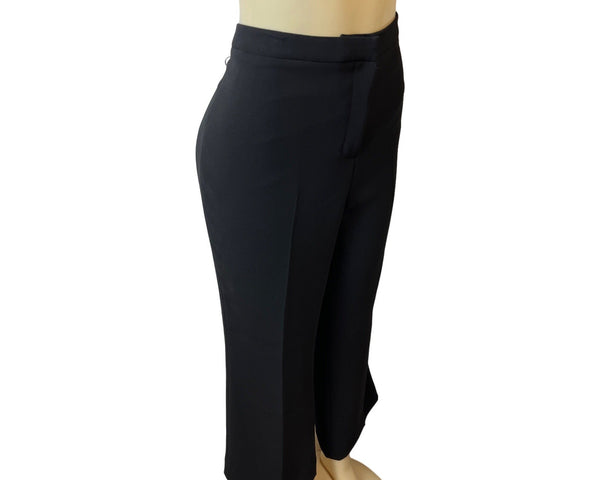 Tahari Women's Black High Rise Capri Cropped Pants Sz 16P - NWT