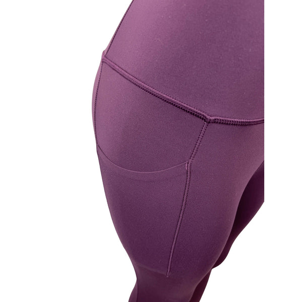 Athleta Women's Purple High Rise Elastic Waistband Sport Leggings Sz SP