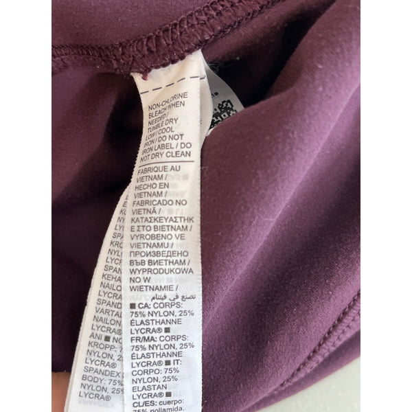 Athleta Women's Purple High Rise Elastic Waistband Sport Leggings Sz SP