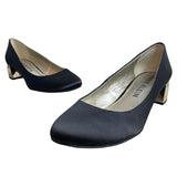 Anne Klein Women's Black Round Toe Akhaedyn Wedge Heels Sz 10M