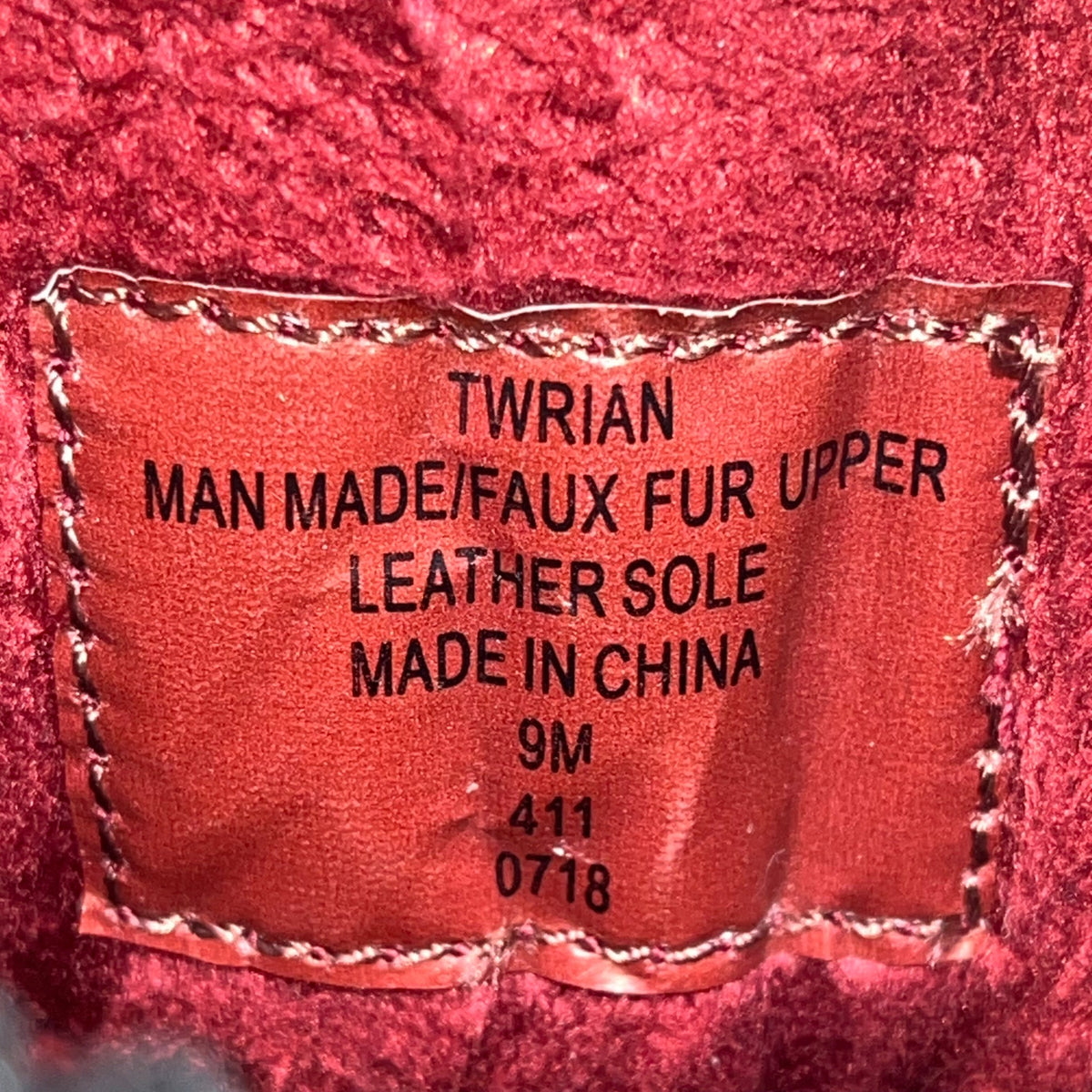 Tommy Hilfiger Women’s Black Faux Fur Lined Lace-Up Winter Duck Boots Size 9M