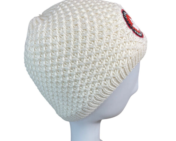Canada Weather Gear Knit Beanie Hat With Fleece Lining & Logo Patch