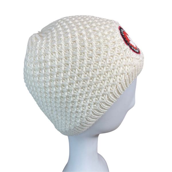 Canada Weather Gear Knit Beanie Hat With Fleece Lining & Logo Patch
