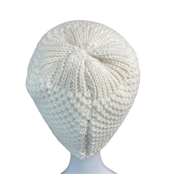 Canada Weather Gear Knit Beanie Hat With Fleece Lining & Logo Patch