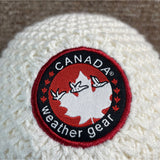 Canada Weather Gear Knit Beanie Hat With Fleece Lining & Logo Patch