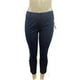 INC Womens Black Cropped Pants Slim Fit Button Detail Stretch Sz 4 - New