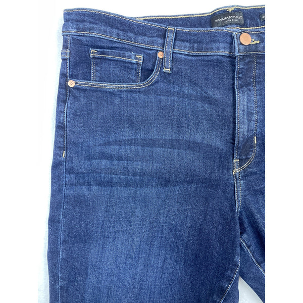 Banana Republic Mens 33x30 Tapered Indigo Jeans New