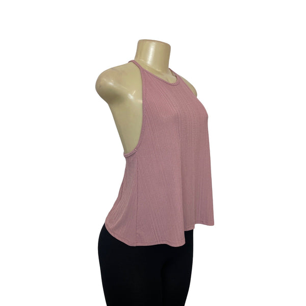 Intimately Free People Women's Pink Stretchable Haltered Shirt Sz XS - NWT