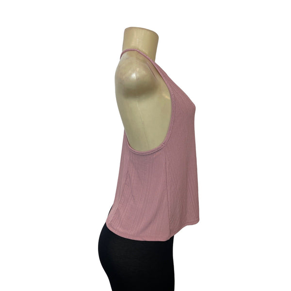 Intimately Free People Women's Pink Stretchable Haltered Shirt Sz XS - NWT