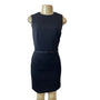 Ann Taylor Womens Black Sleeveless Belted Sheath Dress Sz 0 - New