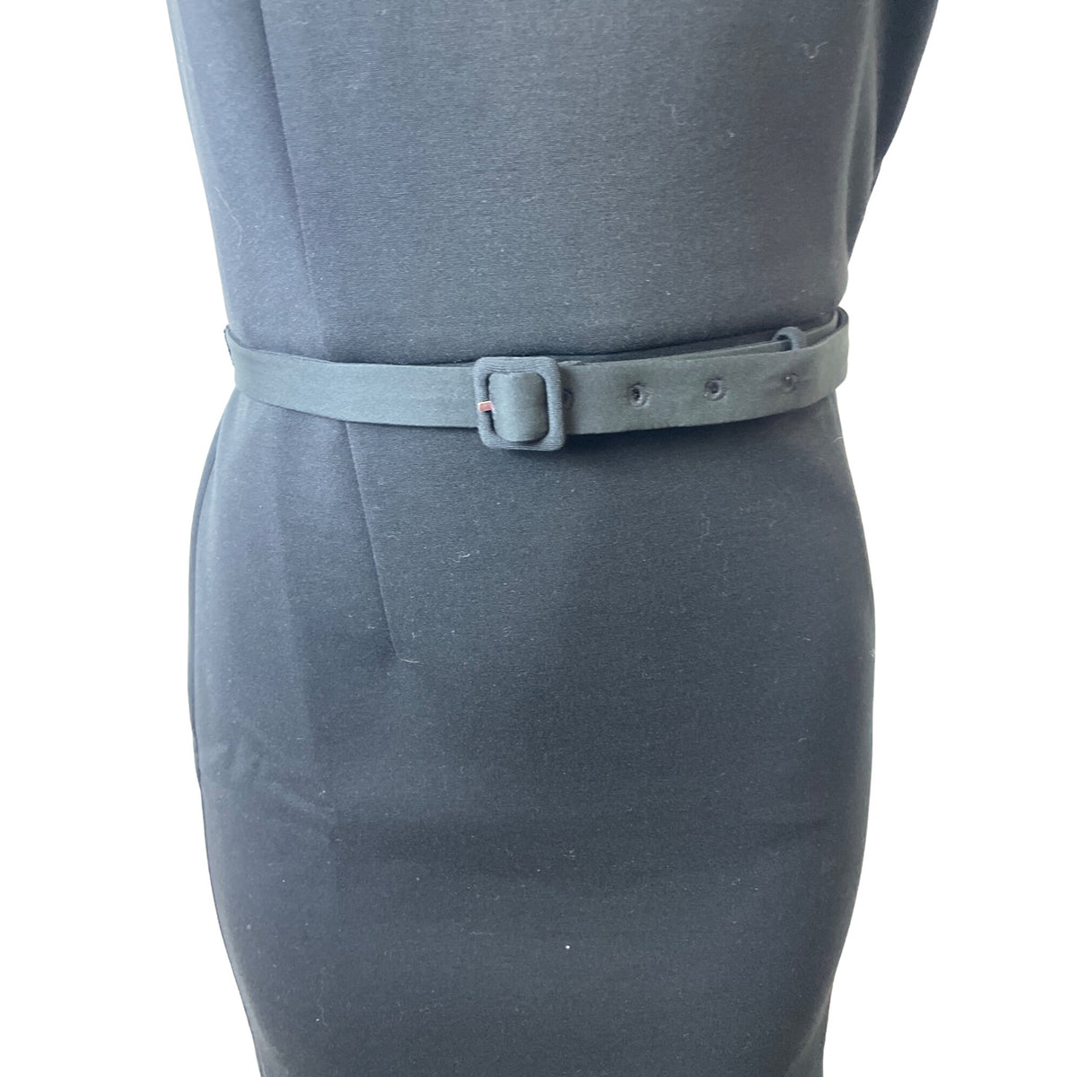 Ann Taylor Womens Black Sleeveless Belted Sheath Dress Sz 0 - New
