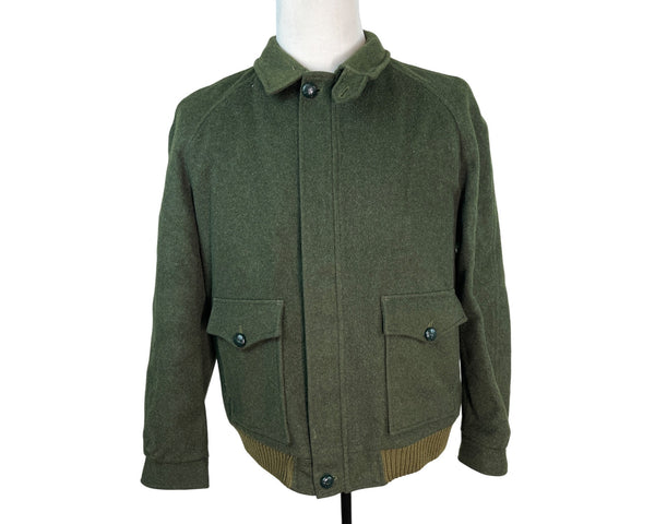 Orvis Mens Olive Green Jacket With Front Pockets Size 42