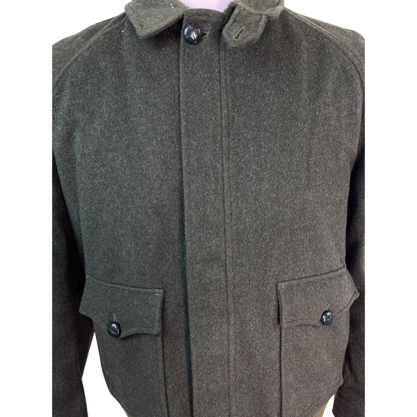 Orvis Mens Olive Green Jacket With Front Pockets Size 42