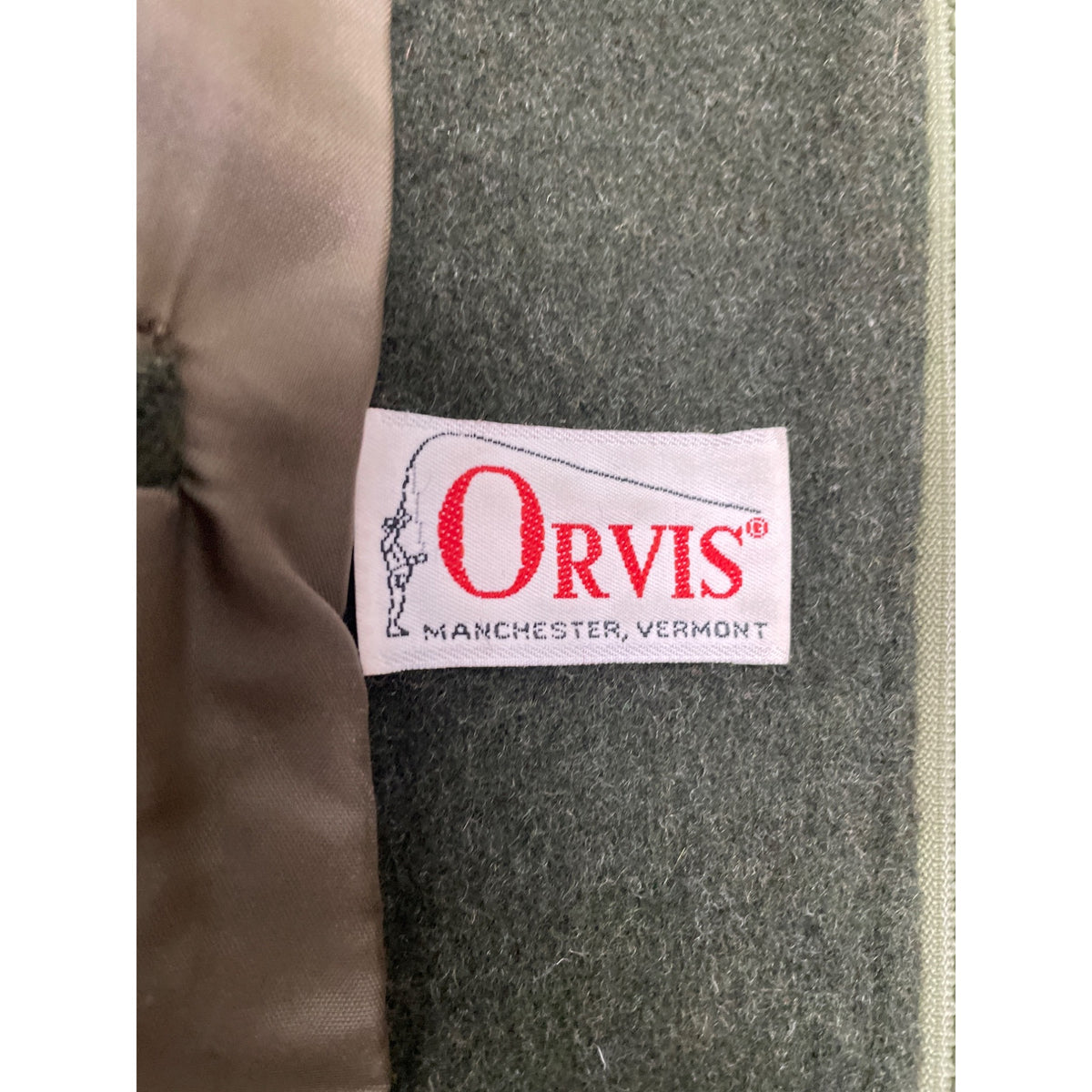Orvis Mens Olive Green Jacket With Front Pockets Size 42