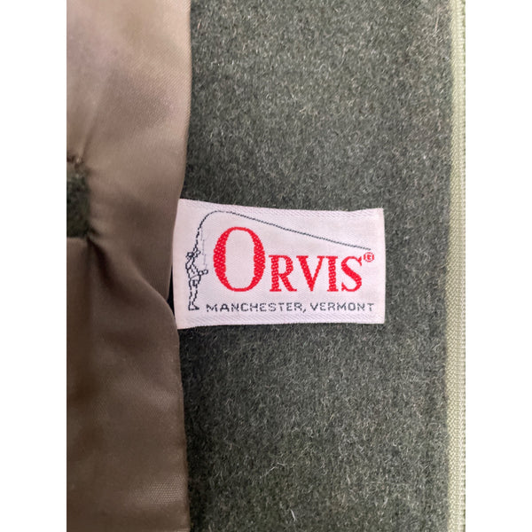 Orvis Mens Olive Green Jacket With Front Pockets Size 42