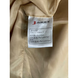 Jaket Womens Beige Double-Breasted Trench Coat With Belt Size Medium