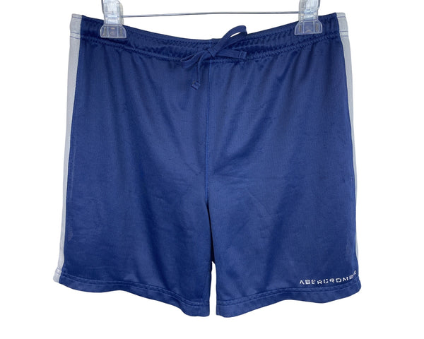 Abercrombie & Fitch Mens Gym Issue Shorts Medium Blue Polyester