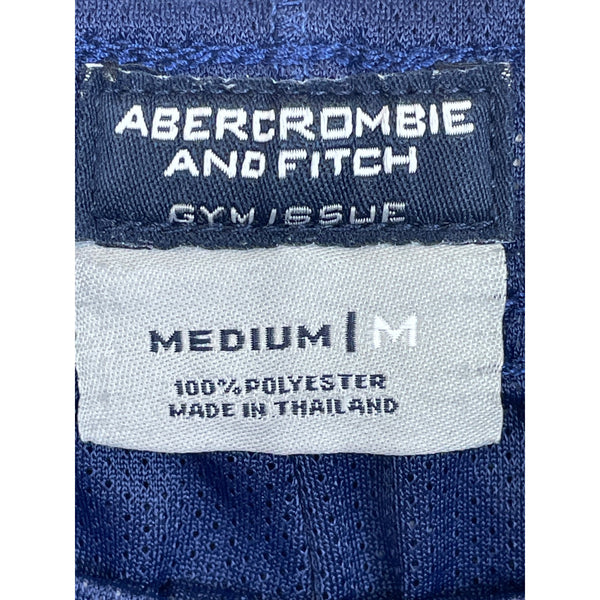 Abercrombie & Fitch Mens Gym Issue Shorts Medium Blue Polyester