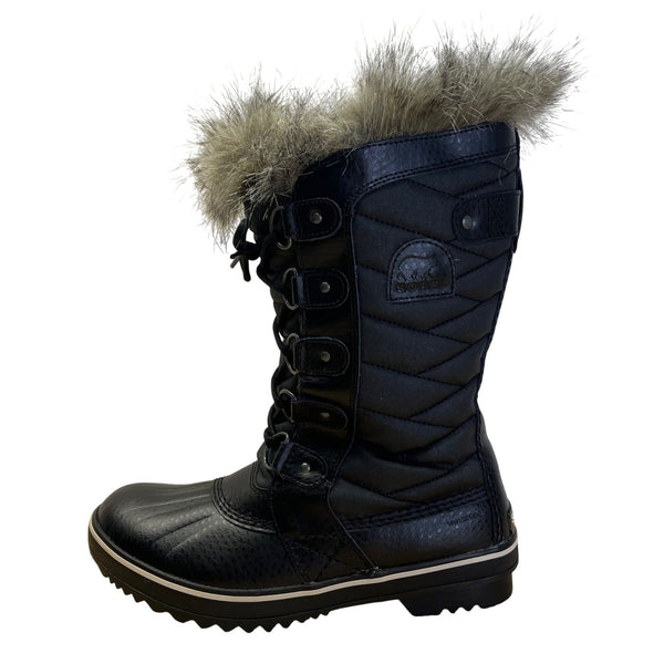 Sorel Tofino II WP Women’s Black Stone Insulated Waterproof Winter Boots Sz 8