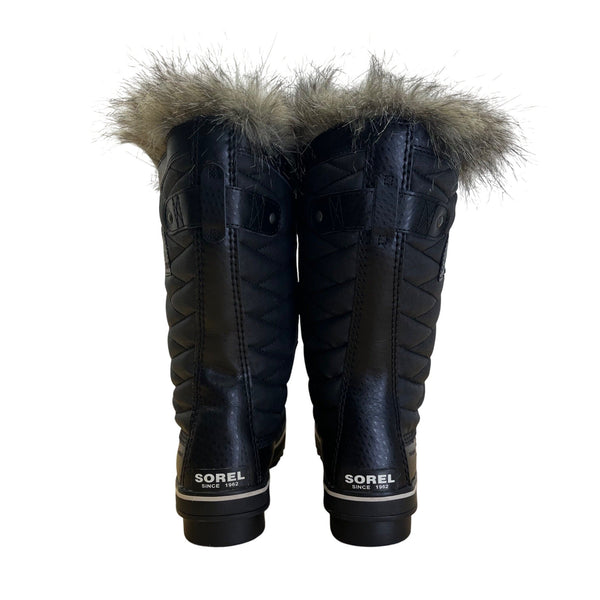 Sorel Tofino II WP Women’s Black Stone Insulated Waterproof Winter Boots Sz 8