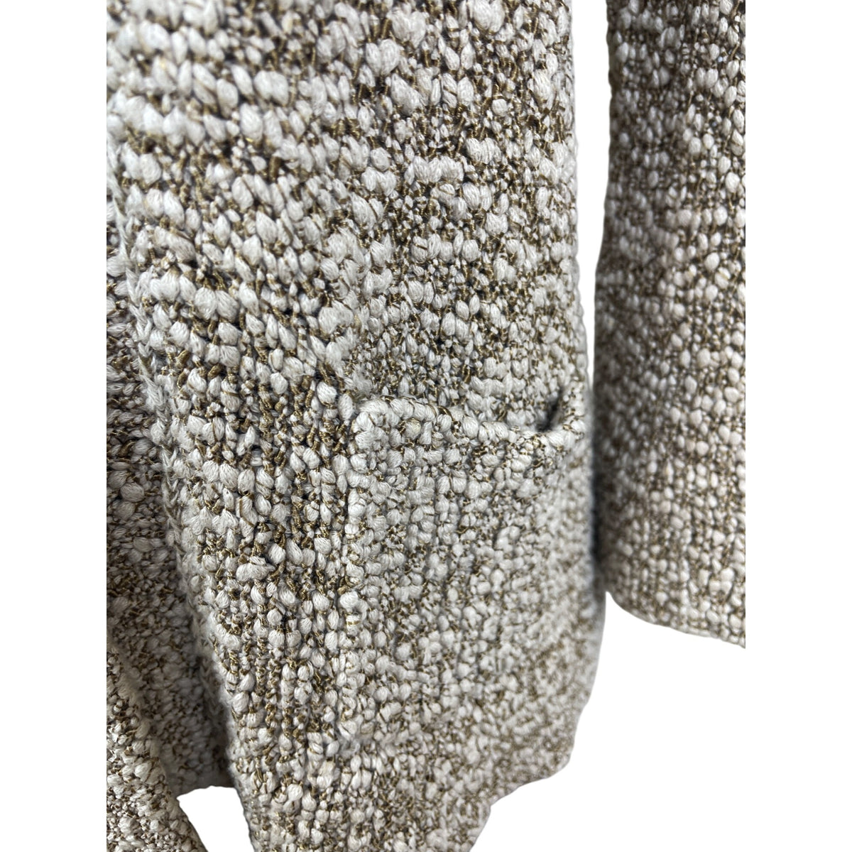 One Girl Who Women's Beige Button Cardigan Sweater Cozy Knit Size M