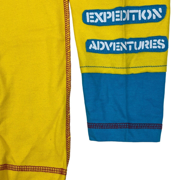 Anukul Youth Boy's Yellow Camp 05 Long Sleeve Shirt Sz 32Y