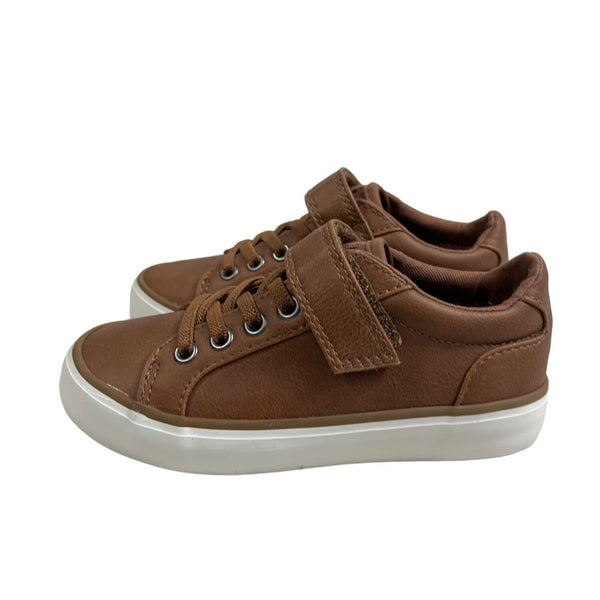 1901 Boys Lace Up Leather Look Sneakers Sz 10M - NWOB
