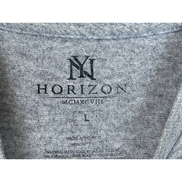 Horizon Mens Gray Cotton Graphic Notorious Print Short Sleeve T-Shirt Size L