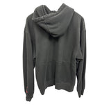 Nike Air Jordan Mens M Black Hoodie With Kangaroo Pocket & Red Jumpman Logo