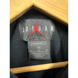 Nike Air Jordan Mens M Black Hoodie With Kangaroo Pocket & Red Jumpman Logo
