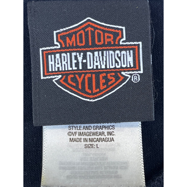 Harley-Davidson Mens Black Cotton Camouflage Pocket T-Shirt Barnett El Paso Texas L