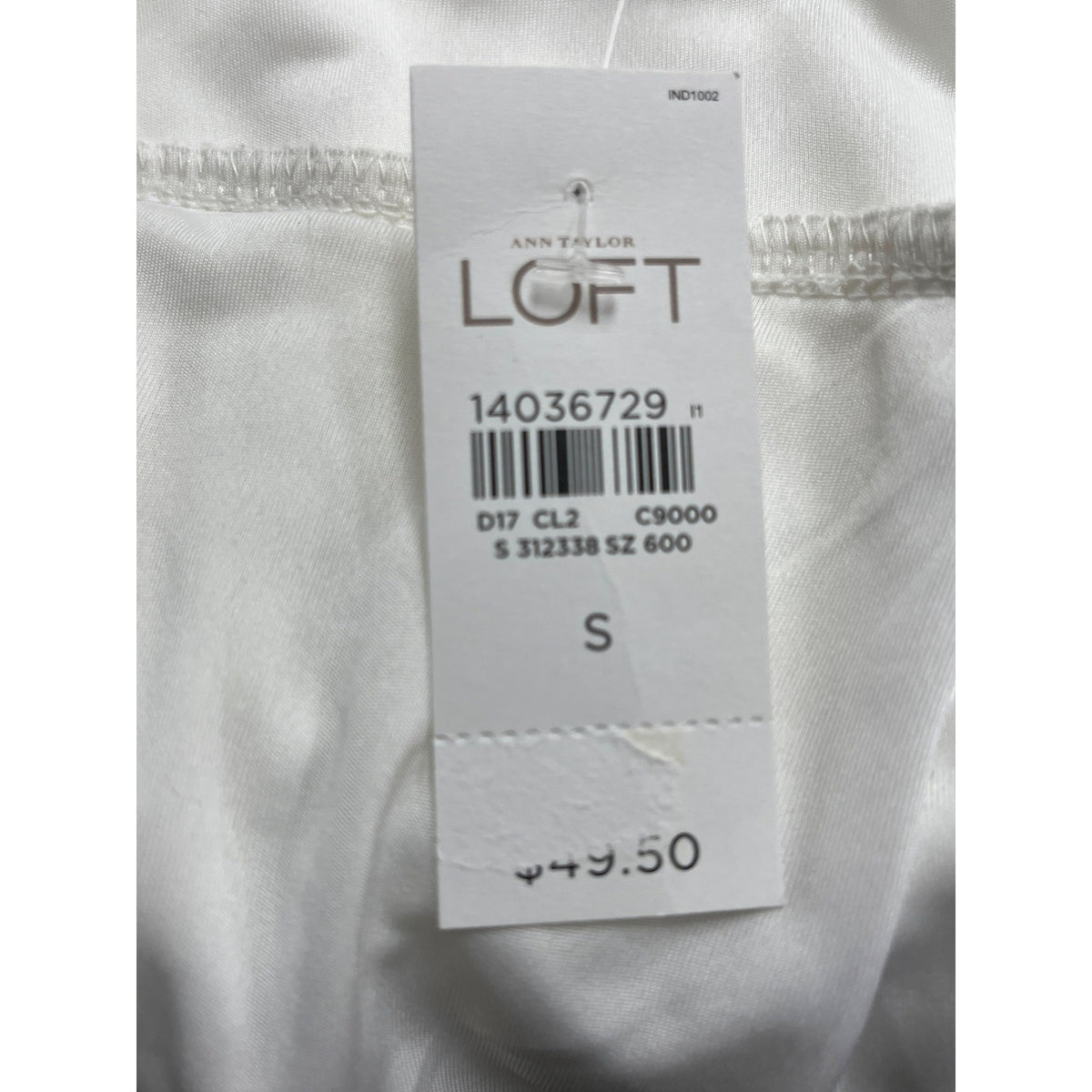 Ann Taylor LOFT Women's White Sleeveless Knot Front Dress Size S - New