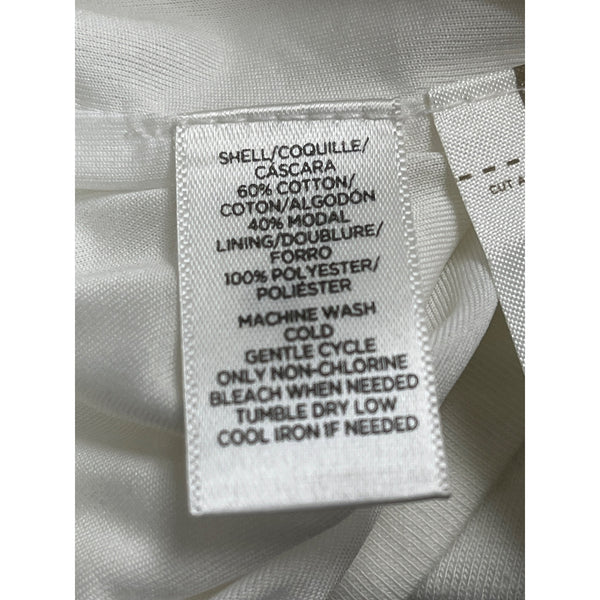 Ann Taylor LOFT Women's White Sleeveless Knot Front Dress Size S - New