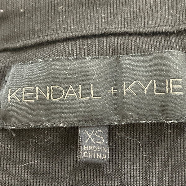 Kendall + Kylie Womens Black Perforated Pencil Skirt Size XS