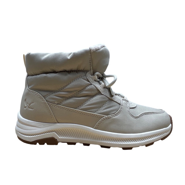 Eddie Bauer Womens Tan Faux Fur-Lined Balasana Winter Boots Size 8 - New