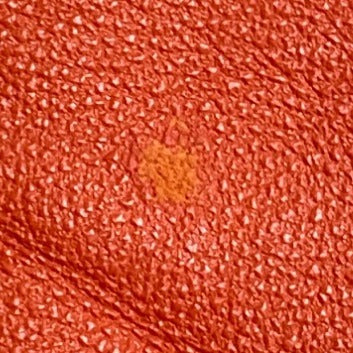 Cache Women's Orange Faux Leather Button Front Jacket Stylish Fit